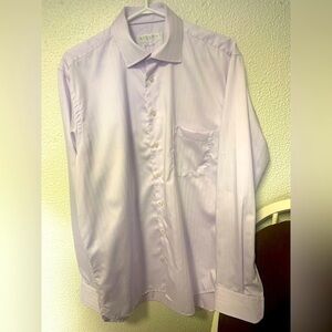 Lipson classic fit Pale purple pink formal dress shirt long sleeve 16L
